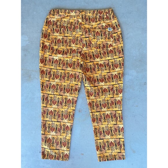 Lucy & Yak Jeans Size W40 / US 16 Organic Yellow BOHO Billie Print High Waist - Picture 2 of 12